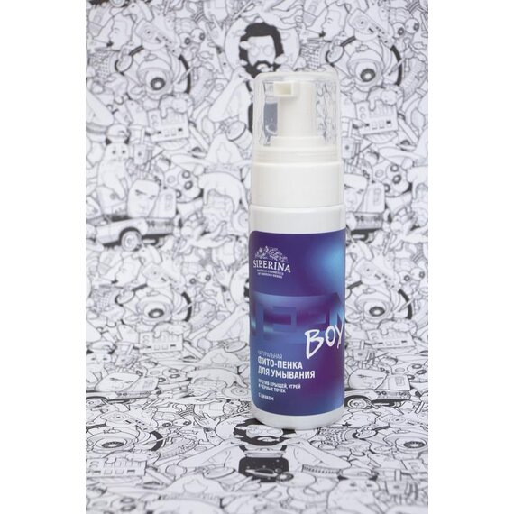 Фито-пенка для умывания против прыщей, угрей и чёрных точек с цинком