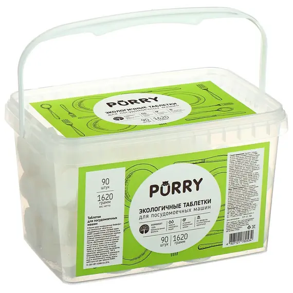 Таблетки для ПММ PURRY TOTAL 90 шт