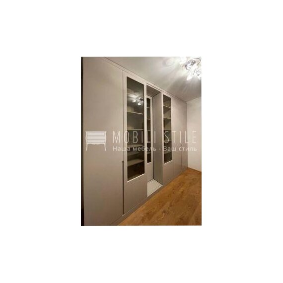 Раздвижная бибилотека и плательный шкаф