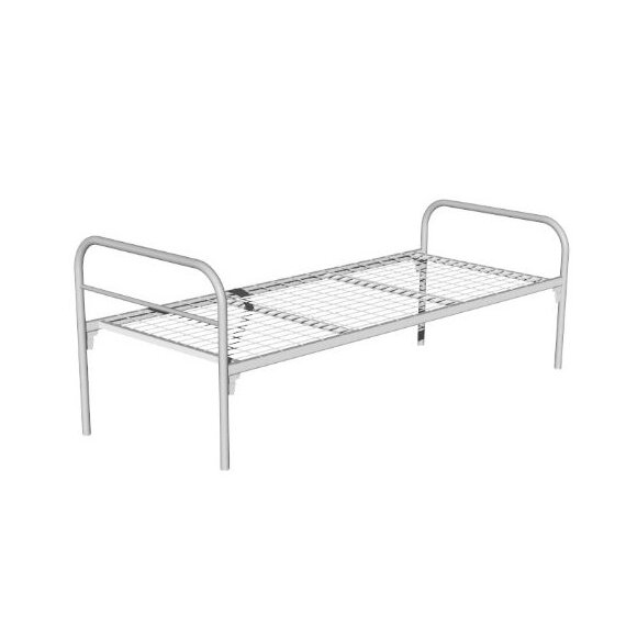 Кровать металлическая для общежитий 900 широкая арт 009