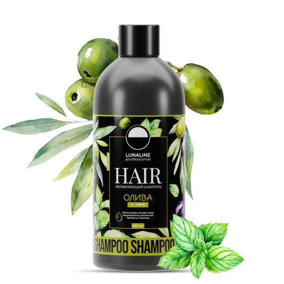 Шампунь олива и мята