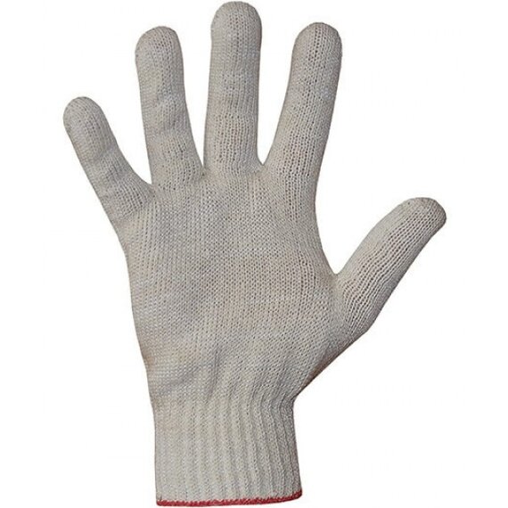 Перчатки хлопчатобумажные белые 10 класс 4 нити