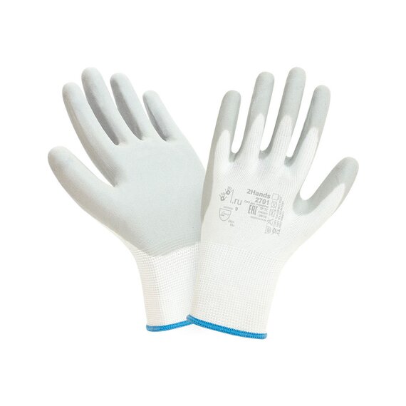 Перчатки нейлоновые с нитриловым покрытием AIR 2701