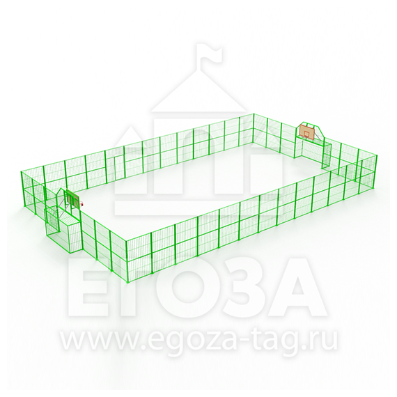 Спортивная площадка "Для футбола и баскетбола" 2401