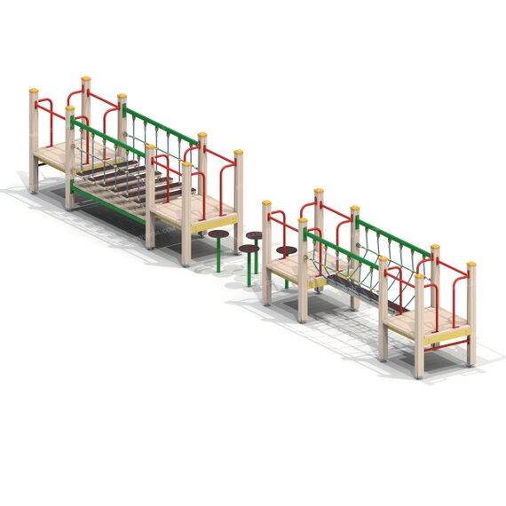 Детский спортивный комплекс "Мостики с переправой"