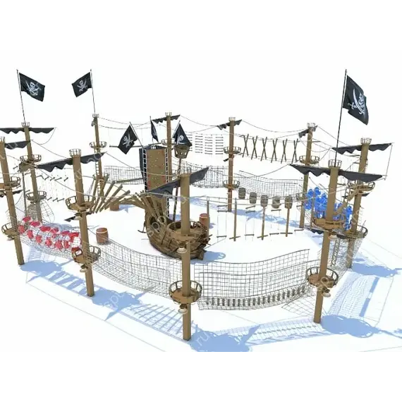 Веревочный парк Пиратский