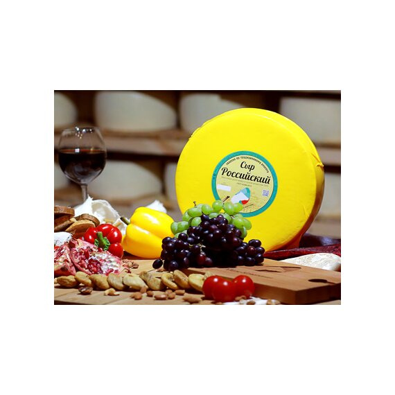 Продукт белковый - жировой Российский сыр