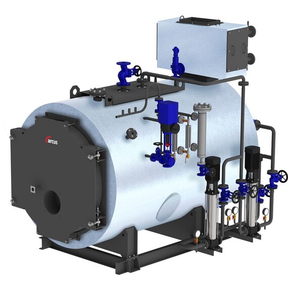 Паровой двухходовой котел IGNIS PR-1500 (газ, дизель)