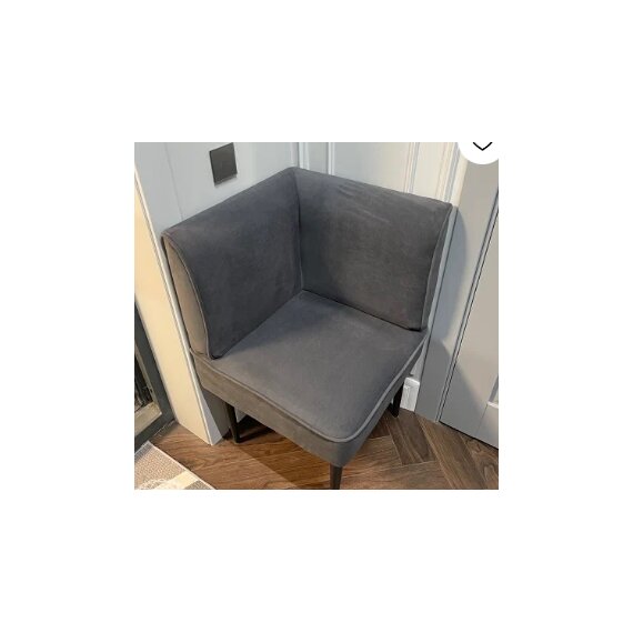 Угловая банкетка со спинкой