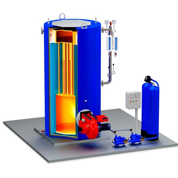 Паровой котел дизельный UPD-300