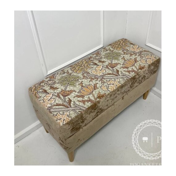 Банкетка "Чертополох" бежевая