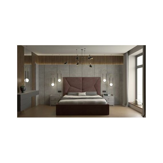 Кровать Палермо с мягким изголовьем