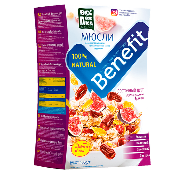 Мюсли BENEFIT Восточный дуэт