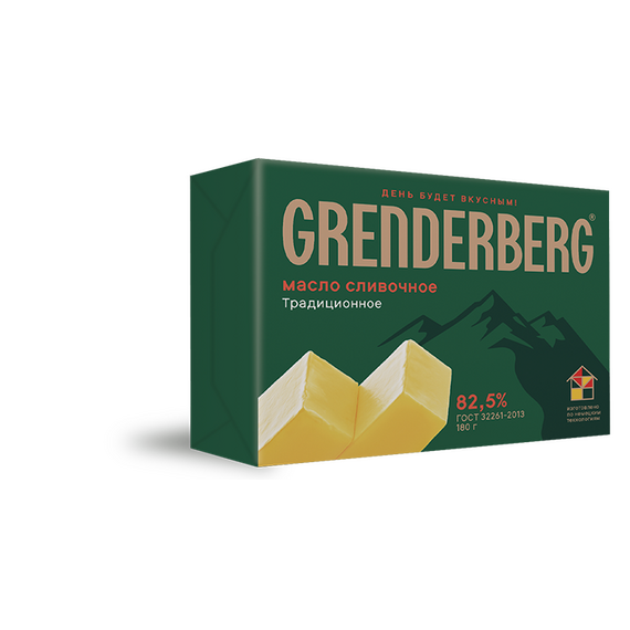 МАСЛО ТРАДИЦИОННОЕ «GRENDERBERG» м.д.ж. 82,5%