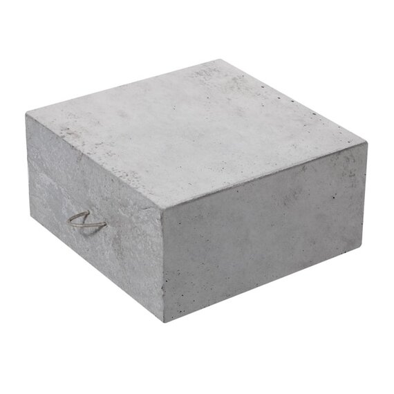 Блок фундаментный сплошной (ФБС 4-4-2) 400х400х200 мм