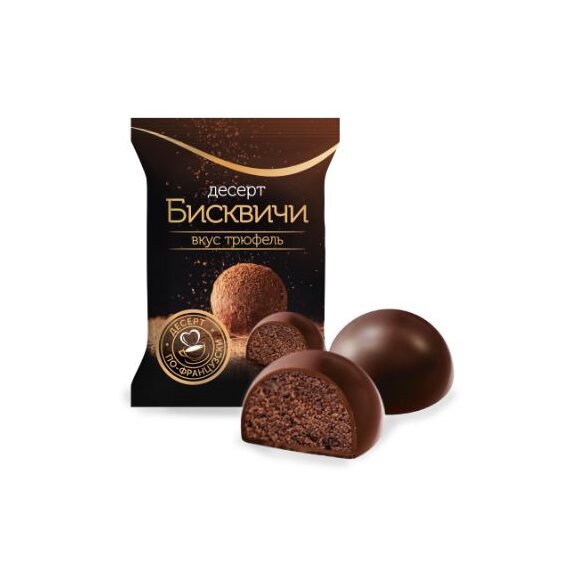 Десерт Бисквичи трюфель