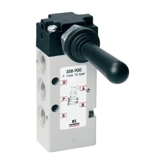 Распределитель с ручным управлением CAMOZZI 358-905 (Аналоги FESTO, SMC, E.M.S)