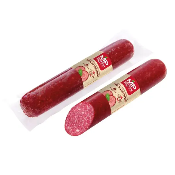 Колбаса варено-копченая сервелат "Московский"