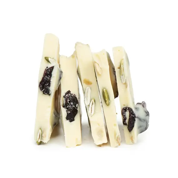 Белый шоколад с вишней, семенами тыквы и подсолнуха, 175 г