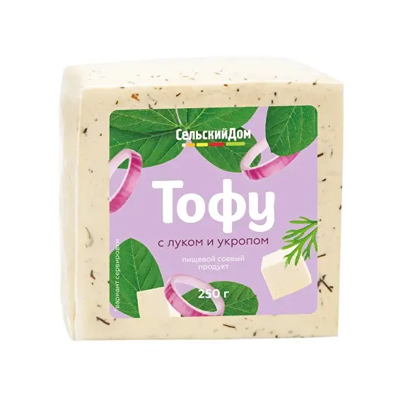 Тофу Сельский Дом с луком и укропом, 250 г