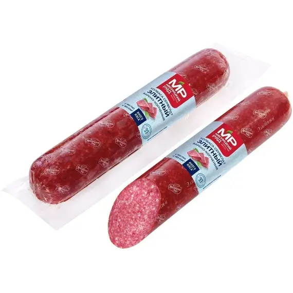 Колбаса варено-копченая сервелат "Элитный"