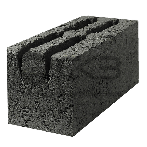 Блок керамзитобетонный стеновой пустотелый четырехщелевой СКЦ 190