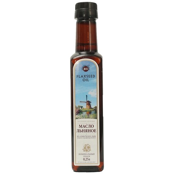 Масло из семян белого льна 0,25 л. ПЭТ OIL