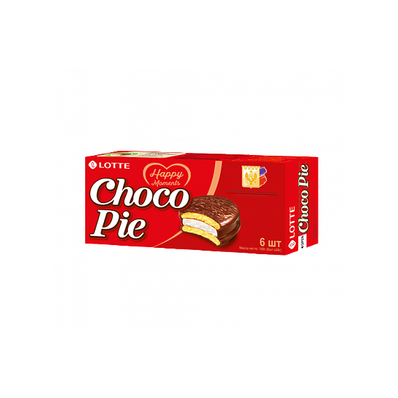 Печенье прослоенное глазированное «CHOCOPIE» классическое 6 шт