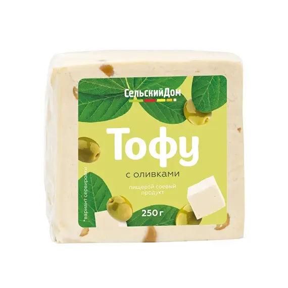 Тофу Сельский Дом с оливками, 250 г
