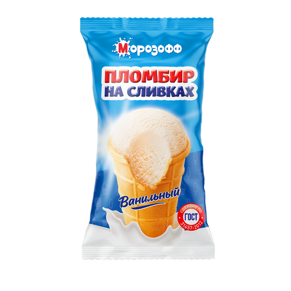 Мороженое Стакан ванильный