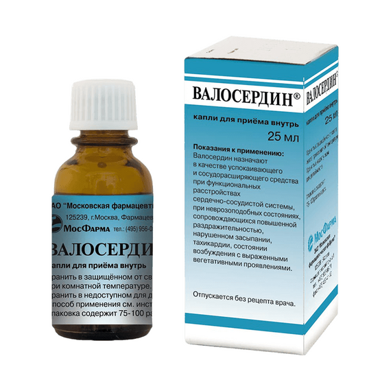 Капли для приёма внутрь Валосердин®