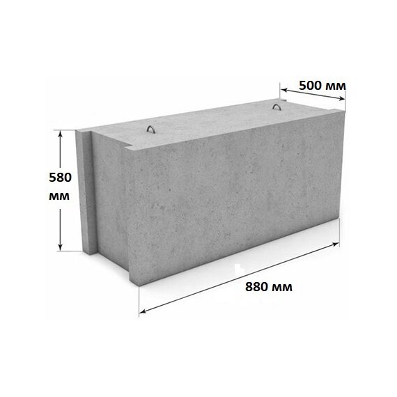 Фундаментный блок ФБС 9-5-6