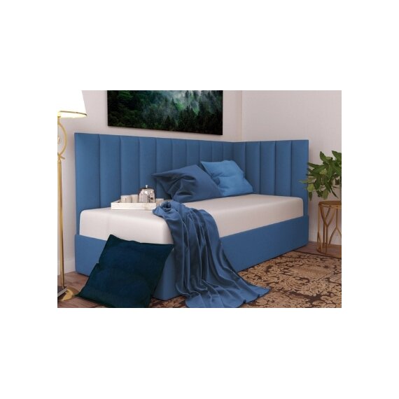 Угловая мягкая кровать с подъемным механизмом Тахта Лайн, 90X200