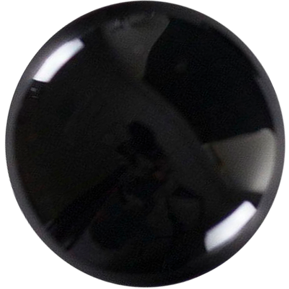 Оникс черный кабошон