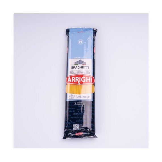 Макароны из твердых сортов "ARRIGHI" SPAGHETTI (Спагетти) 500 гр/24шт./A