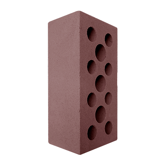 Силикатный кирпич утолщенный 11-ти пустотный Розовый