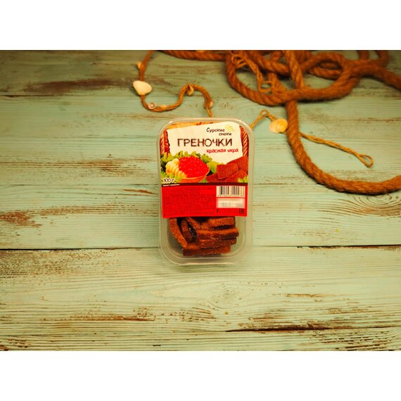 Гренки "Сурские" Красная икра 100 гр.