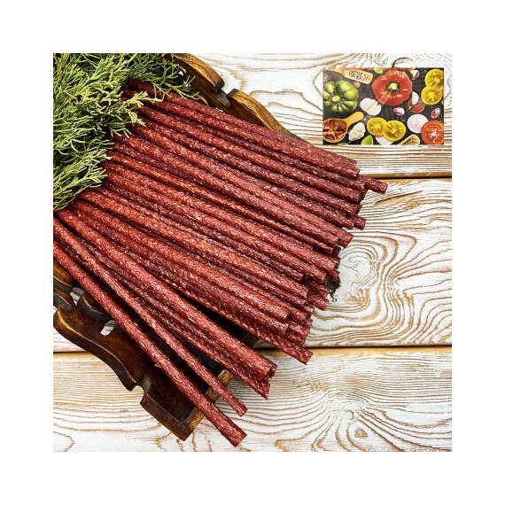 Жгуты "Орион" сырокопчёные с аджикой (0.5 кг.)