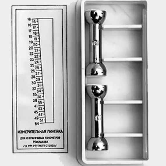 Тонометр внутриглазного давления (по Маклакову)