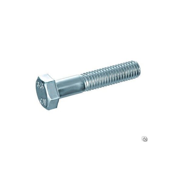 Болт шестигранный 8.8 М6 90 мм DIN 931 оцинкованный