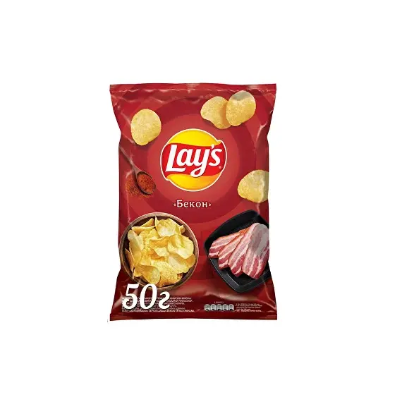 LAY'S Картофельные чипсы Бекон 50 гр
