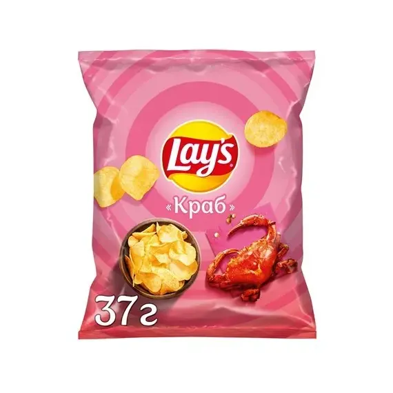 LAY'S Картофельные чипсы Краб 37 гр