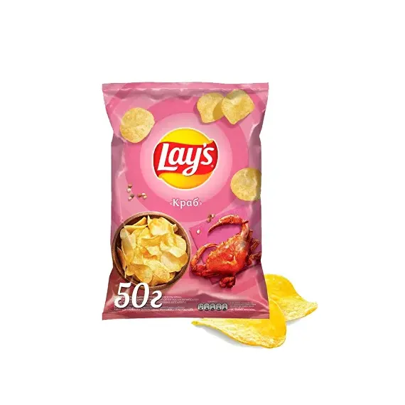 LAY'S Картофельные чипсы Краб 50 гр