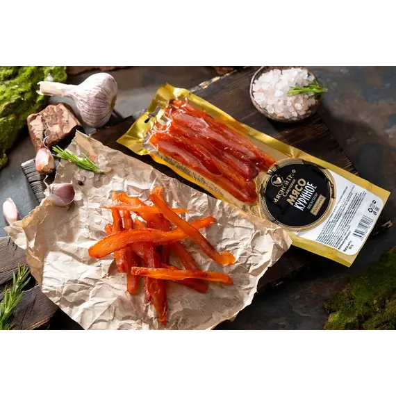 Мясо куриное вяленое «Чесночное»