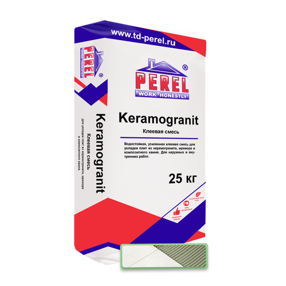 Клеевая смесь PEREL KERAMOGRANIT C1T, 25 кг