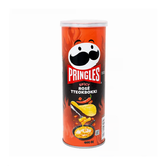 Чипсы PRINGLES ROSE TTEOKBOKKI со вкусом остро-сырного токпокки, 100г