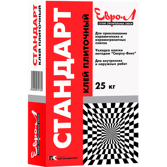 Клей плиточный СТАНДАРТ