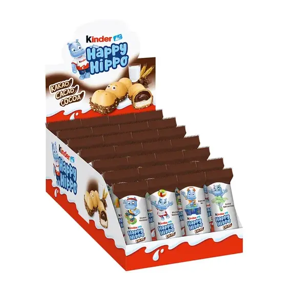 Вафли KINDER HAPPY HIPPO MINI 20,7гр (28 шт)