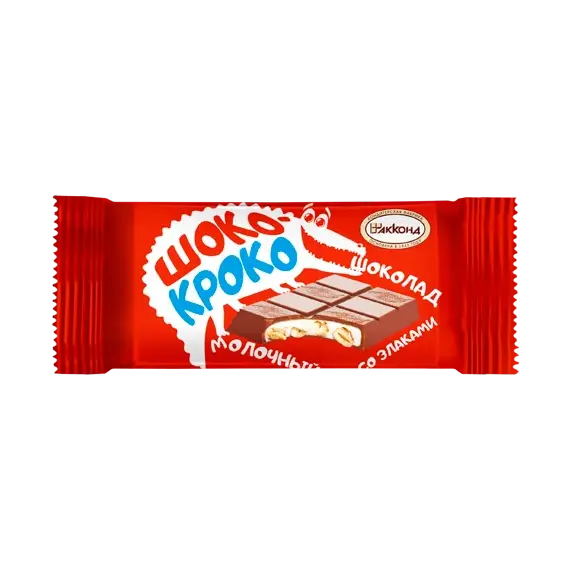 Шоколад ШОКО-КРОКО со злаками молочный, 23 г