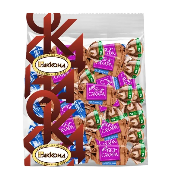МНЕ БЕЗ САХАРА молочный мини-шоколад, 500 г
